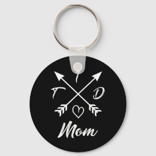 Type 1 Diabetic Mom T1d Diabetes Awareness Gifts F Keychain
