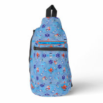 Type 1 or 2 Diabetic Colorful Print Sling Bag