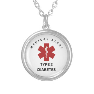 Type 2 Diabetes Medical Alert Necklace