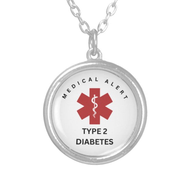 Type 2 diabetes necklace hot sale