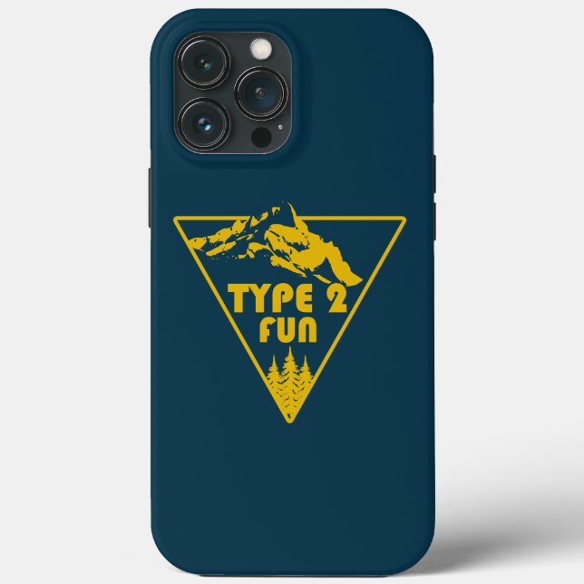 Type 2 Fun Mountains Case-Mate iPhone Case (Back)