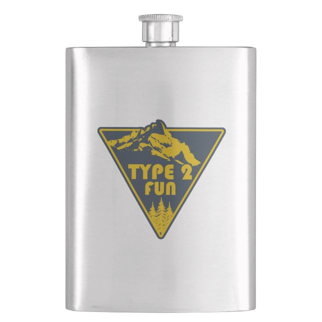 Type 2 Fun Mountains Flask (Front)