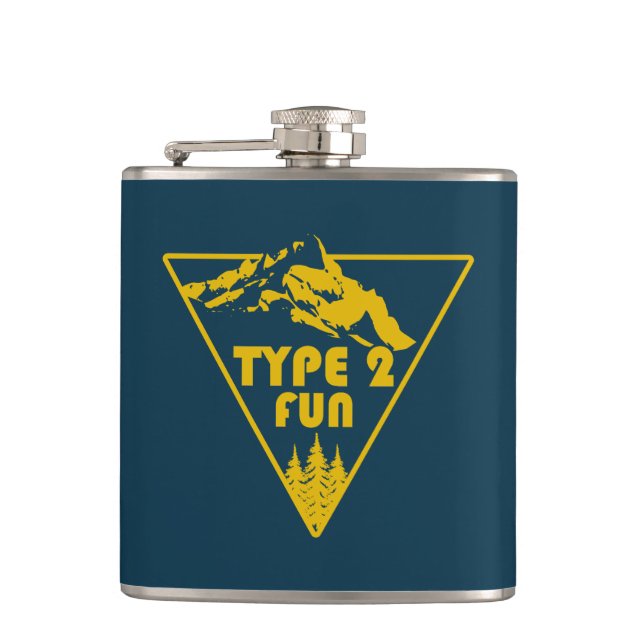 Type 2 Fun Mountains Flask (Front)