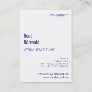 Type Business Cards
