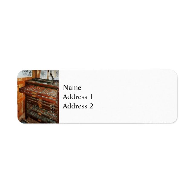 Type Case Label (Front)