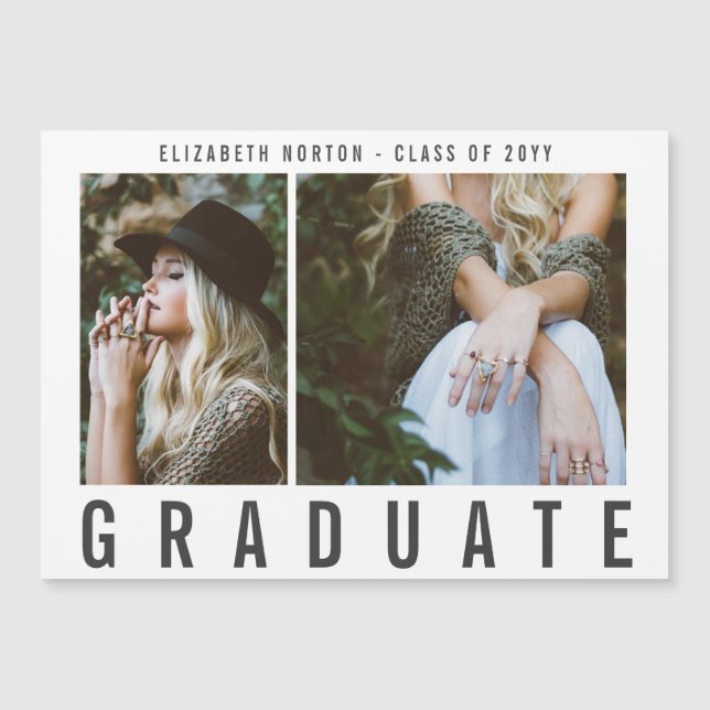 TYPE GRADUATE modern multi photo stylish (Front)