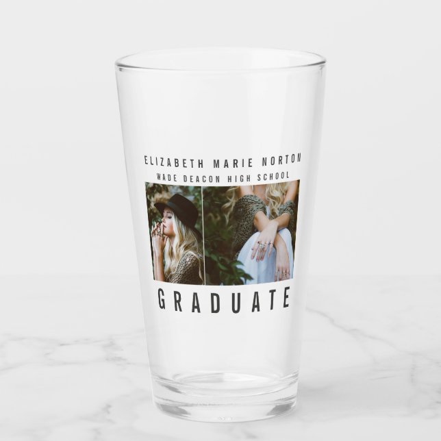 Type graduation glass (Front)