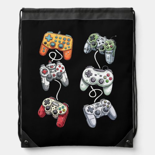 Type Of Gaming Controller Gamer Life Video Gamer G Drawstring Bag