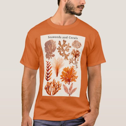 Type of Seaweed And Corals T_Shirt
