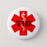 Diabetes Button Badges  pins for your diabetic supplies