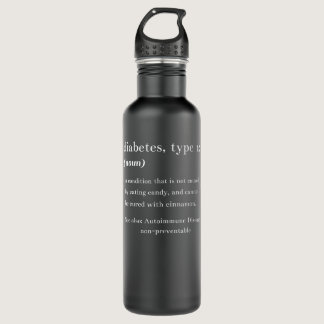 Type One Diabetic Granddaughter Type 1 Diabetes Aw Stainless Steel Water Bottle