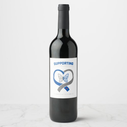 Type One Diabetic Granddaughter Type 1 Diabetes Aw Wine Label