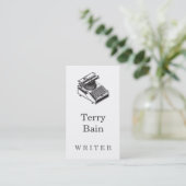 Type Writing Machine Business Card (Standing Front)