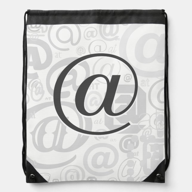 @ Typeface Drawstring Bag (Front)