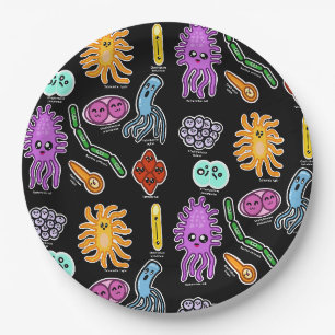 Types Of Bacteria Paper Plates