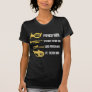 Types Of French Horn Player Brass Player Musician T-Shirt