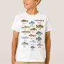 Types Of Freshwater Fish Fishing T-Shirt