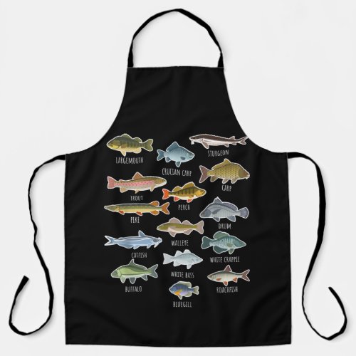 Types Of Freshwater Fish Species Fishing Apron