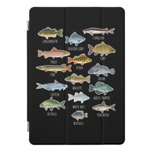 Types Of Freshwater Fish Species Fishing iPad Pro Cover