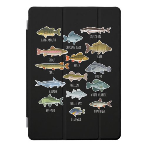 Types Of Freshwater Fish Species Fishing iPad Pro Cover