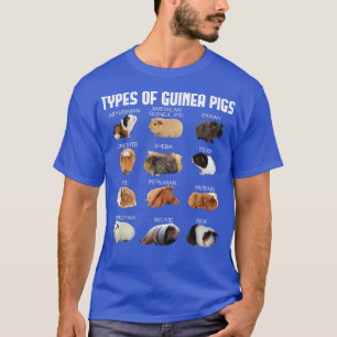 Types Of Guinea Pigs Furry Potato Lover Kids Pet G T-Shirt