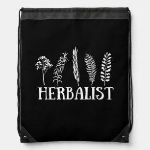 Types of herbals herbalist drawstring bag