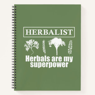Types of herbals herbalist notebook