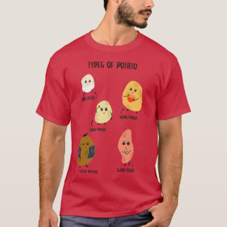 Types of Potato T-Shirt