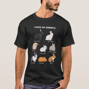 Types Of Rabbits Havana Polish Satin Pet Bunny Bre T-Shirt