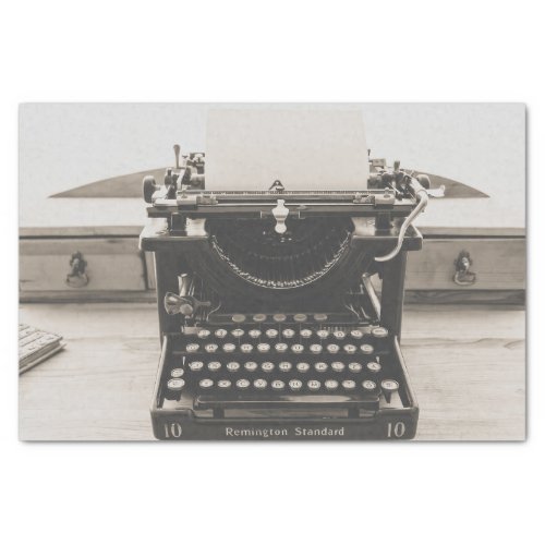 Typewriter Antique Vintage Decoupage Tissue Paper