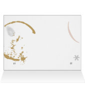 Typewriter Art Coffee Stain Card (Inside Horizontal (Top))