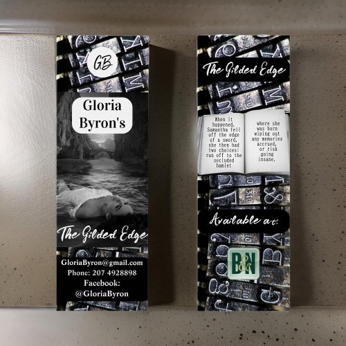 Typewriter Authors Promotional Material Bookmarks