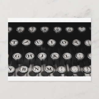 "typewriter" by Coressel Productions Postcard