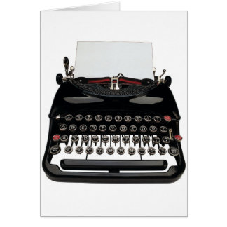 Typewriter Cards