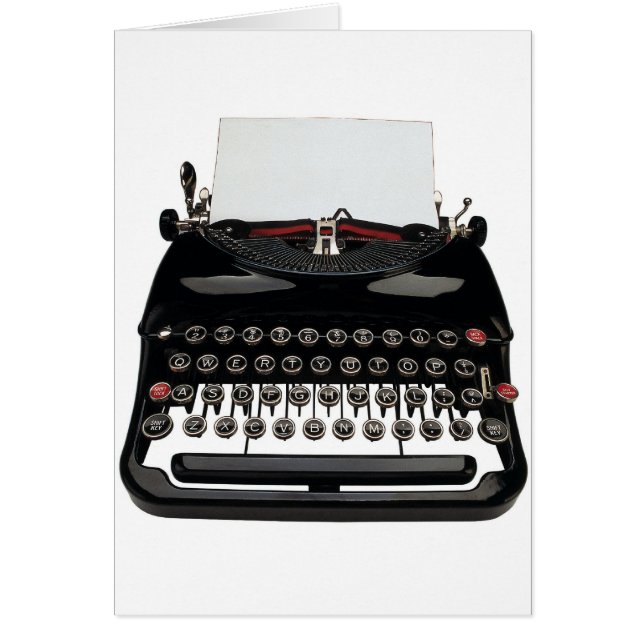 Typewriter Cards (Front)