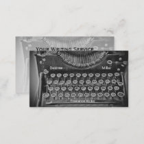 Vintage Typewriter Wooden Business Card Holder Desk Holder Card Messege Bes R7T8