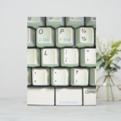 Typewriter Keyboard (Standing Front)