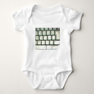 Typewriter Keyboard Baby Bodysuit