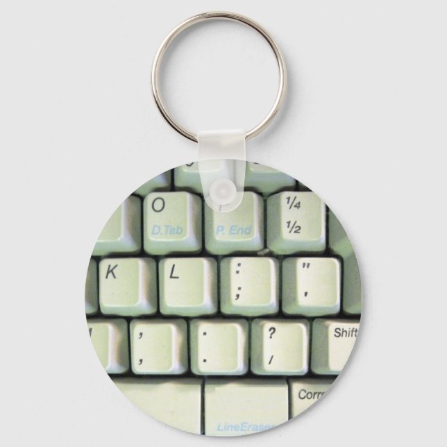 Typewriter Keyboard Keychain (Front)