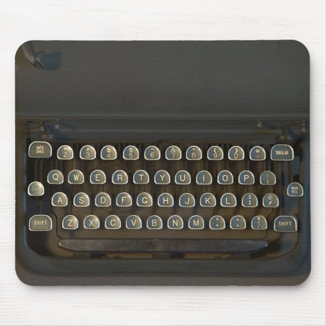Typewriter Keyboard Mouse Pad (Front)