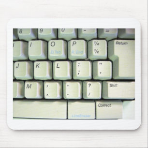 Typewriter Keyboard Mouse Pad