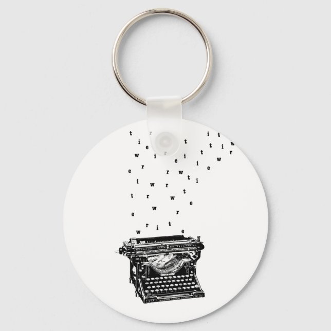 Typewriter Keychain (Front)
