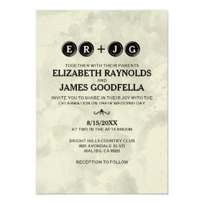 Retro Typewriter Keys Wedding Invitations Zazzle Com