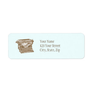 Typewriter Label