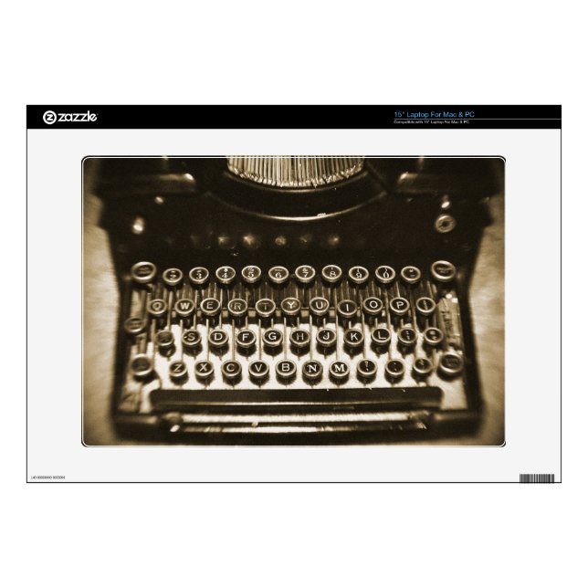 Typewriter Laptop Decals (Product)