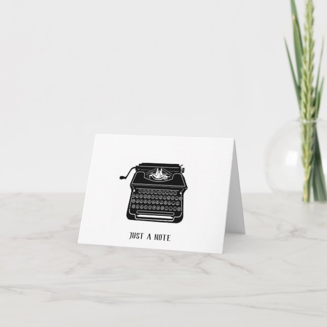 Typewriter Notecards (Front)
