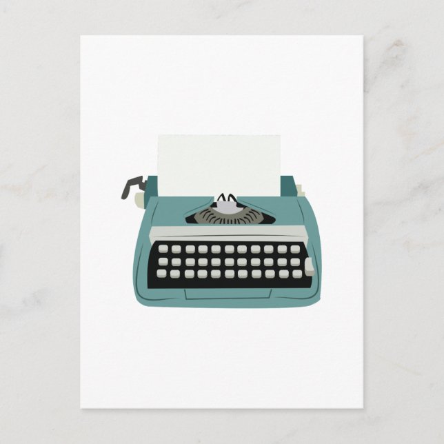 Typewriter Postcard (Front)