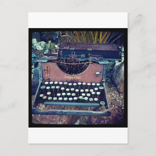 Typewriter Postcard (Front)