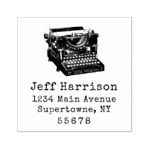 Typewriter Return Address Rubber Stamp Typewriter Return Address Rubber Stamp