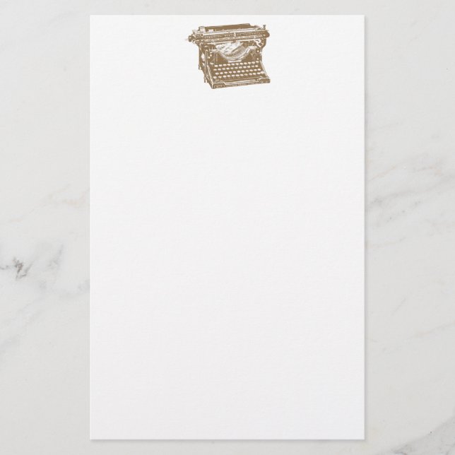 Typewriter Stationery (Front)